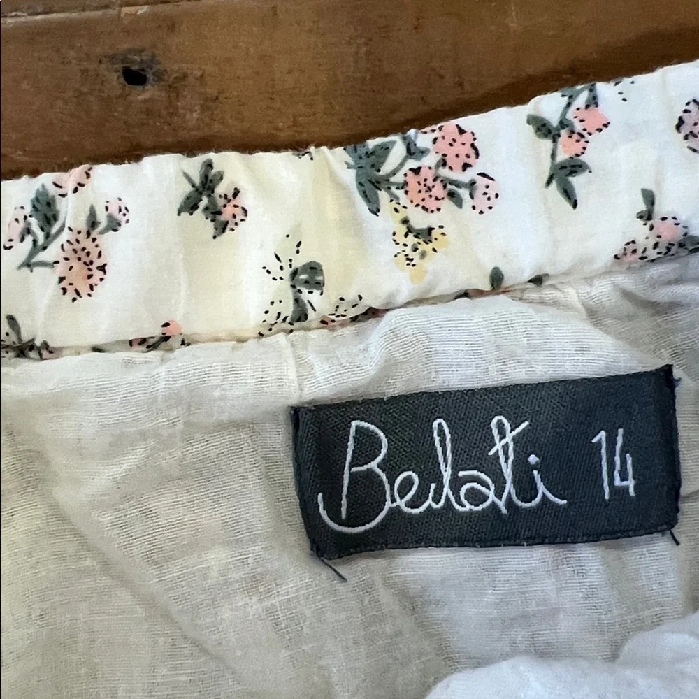 Belati floral blouse and midi skirt set girls 14 modest Prairiecore Cottagecore